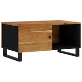 Coffee Table 80x50x40 cm Solid Wood Acacia&Engineered Wood 350633