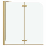 Shower Enclosure Gold 120 x 68 x 130 cm ESG Glass and Aluminium 42018538