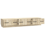 TV Cabinet Sonoma Oak 147 x 34.5 x 27 cm Engineered Wood 895397