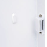 Key Box with Magnetic Board White 30x20x4 cm 322778