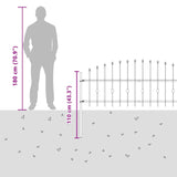 Spike Fence Asten Black 42030085