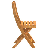 Garden Chair Folding 4 pcs Oil Natural 40 x 42 x 85 cm 3324840