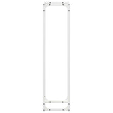 Firewood Rack White 25x25x100 cm Cold-rolled steel 864268