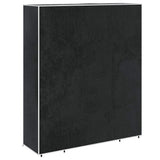 Fabric Wardrobe with Compartments and Rods 45x150x176 cm Black 240495