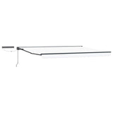 Electric Retractable Awning White and Anthracite 5 x 3 m 3422125