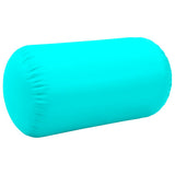 Inflatable Gymnastic Roll with Pump 120x75 cm PVC Green 92716