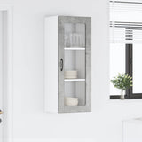 Wall Glass Cabinet PORTO Concrete Grey 40 x 31 x 100 cm 885448