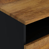 Coffee Table 80x54x40 cm Solid Wood Mango&Engineered Wood 351957