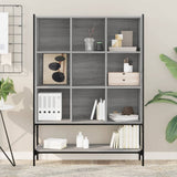 Bookcase Grey Sonoma 102x30x141.5 cm Engineered Wood 3214332