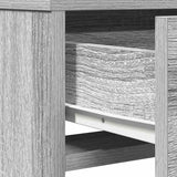 Dressing Table Grey Sonoma 50 x 41 x 140 cm Engineered Wood 865132