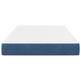 Bed Mattress with Mattress Blue 120 x 190 cm Fabric 42008279