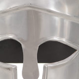 Greek Warrior Helmet Antique Replica LARP Silver Steel 286212