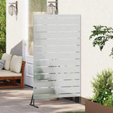 Privacy Screen 100 x 50 x 180 cm Galvanised Steel Silver 868568