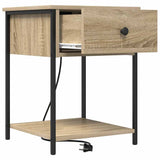 Bedside Cabinet Sonoma Oak 42 x 41 x 56 cm Engineered Wood 859422