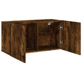 TV Cabinet Wall-mounted Smoked Oak 80x30x41 cm 836960