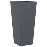 Garden Planters Anthracite 2 pcs 35x35x75 cm Steel 851085