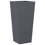 ZNTS Garden Planters Anthracite 2 pcs 35x35x75 cm Steel 851085