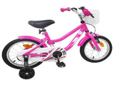 Kids Bike 16 Inches for 4-6 Years Old Dark Pink 42009584
