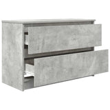 TV Cabinet Concrete Grey 80x35x54 cm Engineered Wood 861790