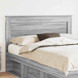 Headboard with Headboard Grey Sonoma 160 cm Engineered Wood 887438