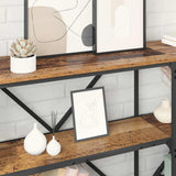 Console Table Old Wood 180 x 30 x 75 cm Engineered Wood 881905