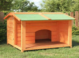 Dog Kennel Brown 96x87x80.5 cm Solid Wood Pine 172264