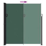 Retractable Side Awning Dark Green 220x300 cm 4004380