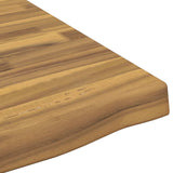 Live Edge Table Top 140 x 40 x 3.5 cm Rectangular White 938466