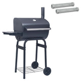 Charcoal Grill 75 x 48 x 120 cm Silver 3443040