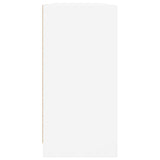 Bookcase with Doors White 204x37x75 cm Engineered Wood 3206531