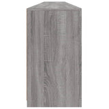 Sideboard with LED Lights Grey Sonoma 283x37x67 cm 3209021