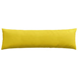 Sofa Pillows 2 pcs Yellow 145 x 40 cm Corduroy Fabric 42013849