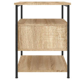 Bedside Cabinets 2 pcs Sonoma Oak 40x42x56 cm Engineered Wood 826026