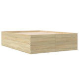 Bed Frame without Mattress Sonoma Oak 120x200 cm 3280932