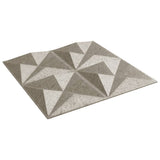 Wall Panels 48 pcs Beton 50x50 cm XPS 12 m Origami 4100064
