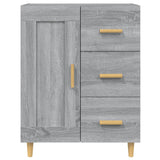 Sideboard Grey Sonoma 69.5x34x90 cm Engineered Wood 817370