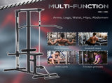 Exercise Pulley Machine Power Tower with Adjustable Seat Cable Positions T3398P347525