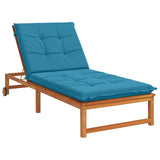 Sunlounger Cushion GEMERT 100% Polyester Light Blue 947448