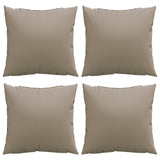 Sofa Cushions 4 pcs Taupe 50x50 cm Fabric 360389
