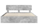 Bed Frame Concerte Grey 150 x 200 cm Solid Pine Wood 3412063