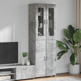 Highboard FLORIN Concrete Grey 60 x 35 x 182 cm Engineered Wood 3397917
