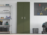Storage Cabinet Olive Green 60 x 40 x200 cm Steel 3406206