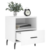 Bedside Cabinets 2 pcs White 40x35x47.5 cm Engineered Wood 827469