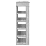 Shoe Rack Grey Sonoma 60x30x98 cm Engineered Wood 859928