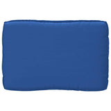 Cushion Set 3 pcs Royal Blue Oxford Fabric 3402136