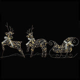 LED Reindeers with 60 LEDs 3 pcs Warm White PET 42019143