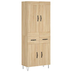 Highboard Sonoma Oak 69.5x34x180 cm Engineered Wood 3199908
