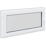 Basement Window RISOR 120 x 60 cm PVC and Glass Anthracite 42047303