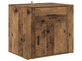 Bedside Cabinet Old Wood 35 x 50 x 60 cm Engineered Wood 881069