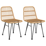 Garden Chairs 2 pcs 48x62x84 cm PE Rattan 319428